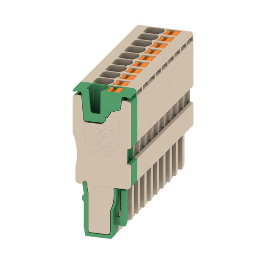 2712810000 - Beige 10-Pole 2.5 mm² Plug, 24A, 800V, RoHS Compliant  (Pack of 20)