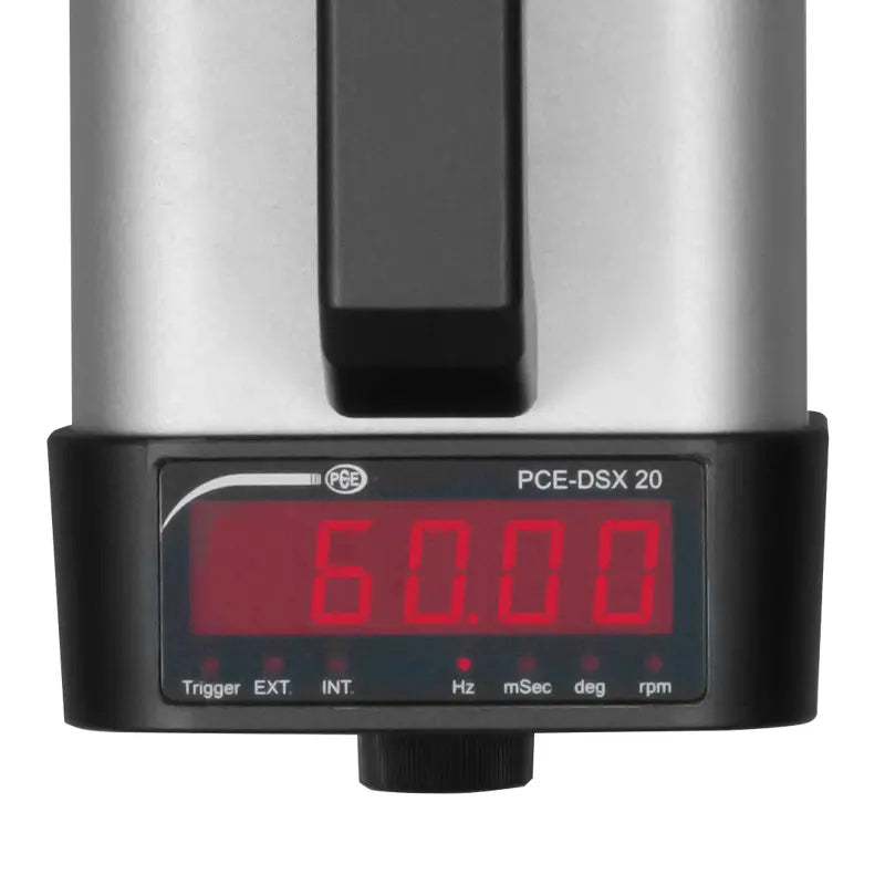 PCE-DSX 20 - Portable Handheld Stroboscope with ISO Certification and Trigger Input