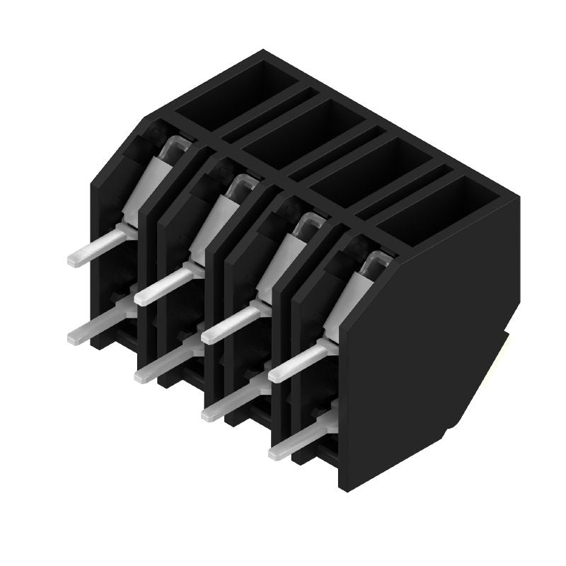 1885040000 - Black 5.08mm PCB Terminal, 4 Poles, 135° Connection  (Pack of 28)
