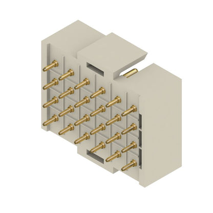 1445400000 - 24 Pole Gold-Plated PCB Connector with 5mm Pitch  (Pack of 20)