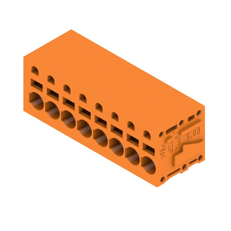 1331020000 - 5.08mm PCB Terminal, 8 Poles, 3.5mm Solder Pins  (Pack of 35)