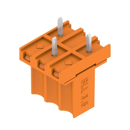 1376320000 - 3-Pole 3.50mm PCB Connector with Closed Header, THT Solder  (Pack of 50)