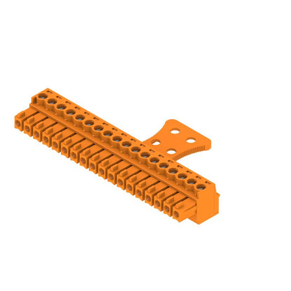 1236430000 - 3.81mm Female PCB Connector, 18 Poles, 180° Outlet  (Pack of 50)