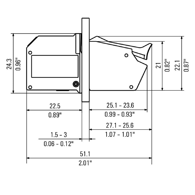 1288590000 - 4mm² Feed-Through Terminal with Push-In Connections  (Pack of 100)