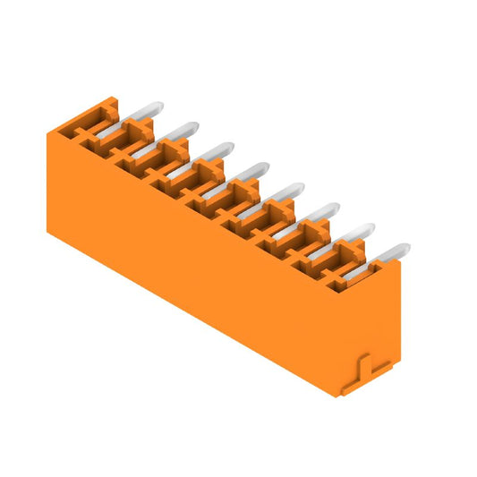 1037560000 - 8-Pole 3.81mm PCB Male Header Connector, 270° Angle  (Pack of 50)
