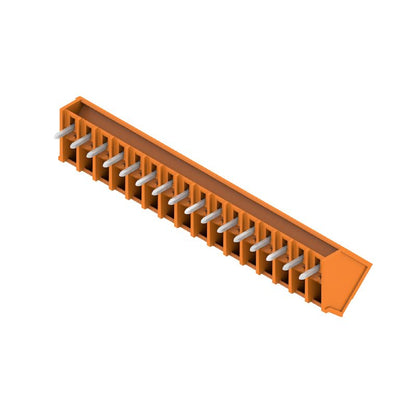 1976000000 - 16-Pole 3.81mm Male PCB Connector, THT Solder, 135° Angle  (Pack of 50)