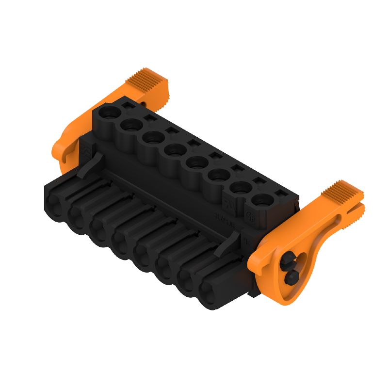1956540000 - 5mm Female Connector with 8 Poles and Clamping Yoke  (Pack of 36)