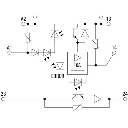 8937940000 - 10A Solid-State Relay, 5-33V DC with Screw Connections