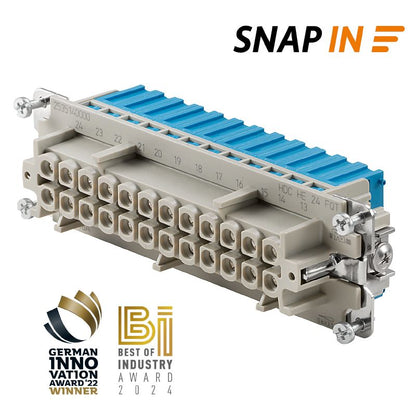 2535140000 - 24-Pole Connector Insert, -40°C to 125°C, 500V, 16A