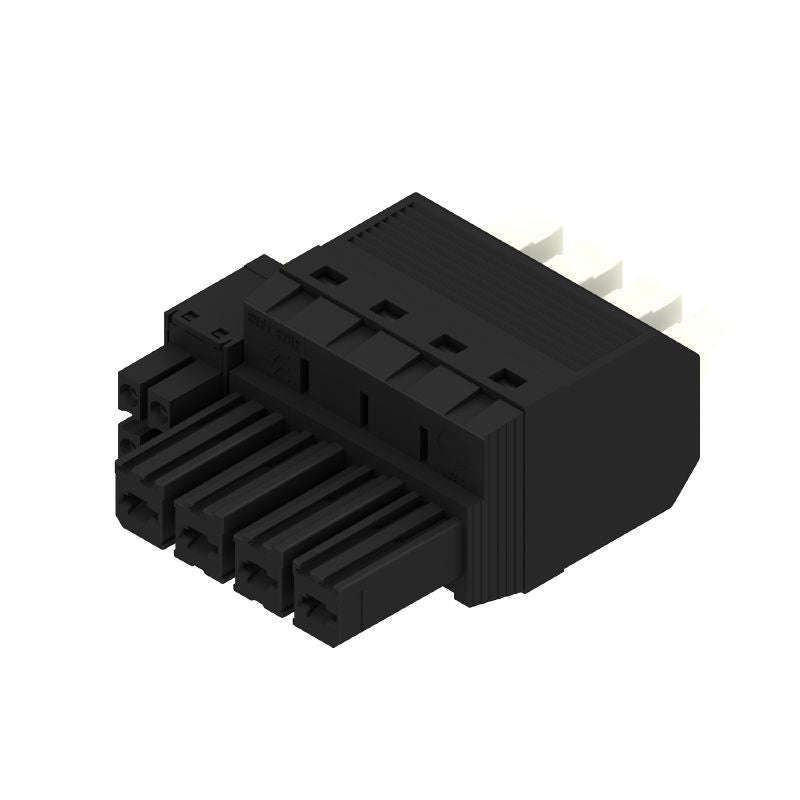 1547560000 - 4-Pole 180° PCB Female Connector with Push-In Actuator  (Pack of 48)