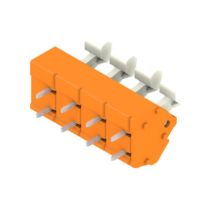 1953030000 - 7.5mm PCB Terminal, 4 Poles, 3.5mm Pin Length, Orange  (Pack of 100)