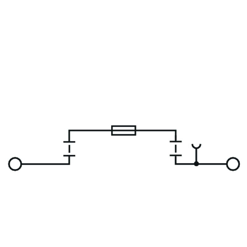 1799470000 - Dark Beige Fuse Terminal, 2.5 mm² Rated, Tension-Clamp Connection  (Pack of 50)