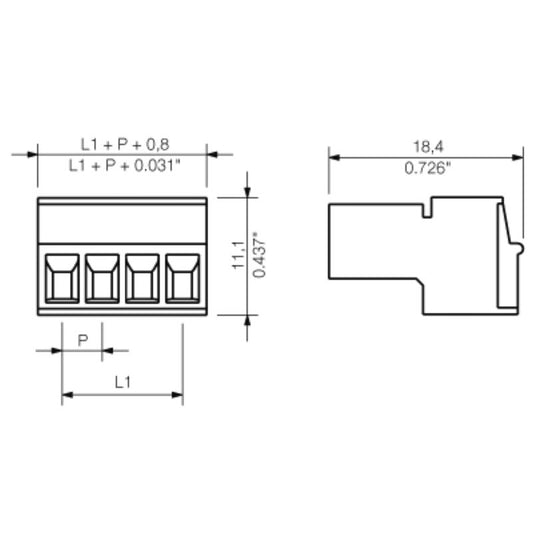 1969540000 - 3-Pole PCB Male Plug Connector, 3.81 mm Pitch  (Pack of 50)