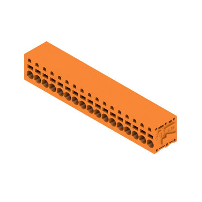 1331150000 - 5.08mm PCB Terminal Block, 17 Poles, 90° Angle, Orange  (Pack of 15)