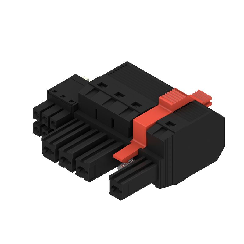 2628520000 - 4-Pole 7.62mm PCB Connector, 180° Angle, PUSH IN Design  (Pack of 36)