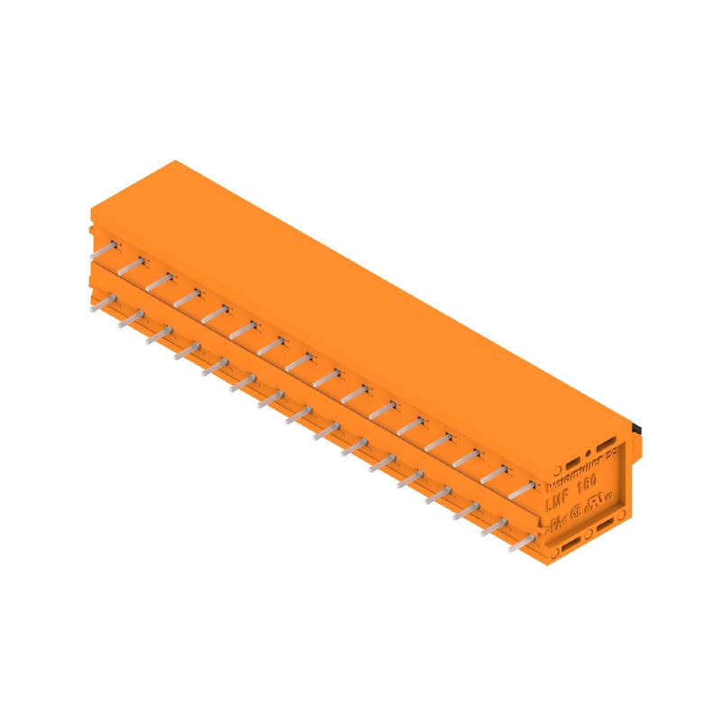 1330330000 - 5mm PCB Terminal, 16 Poles, 3.5mm Solder Pin, Orange  (Pack of 15)