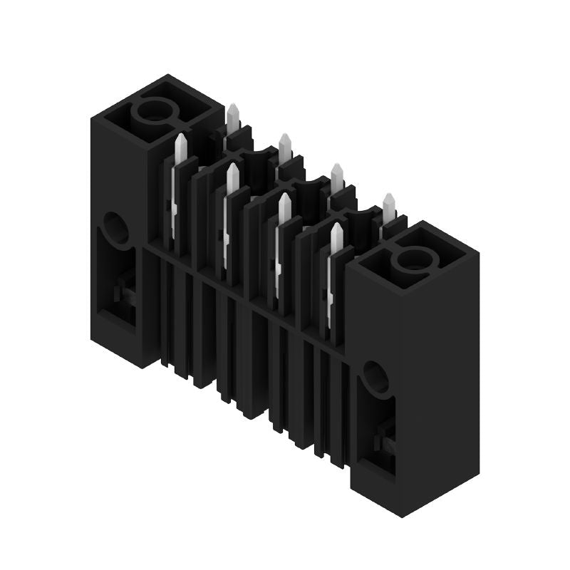 1928860000 - 7.62mm Pitch Female Header Connector with Clip-On Flange  (Pack of 100)