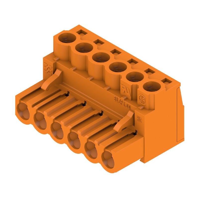1954450000 - 5mm PCB Plug-In Connector, 6 Poles, 180° Entry  (Pack of 60)