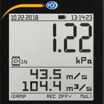 PCE-PDA 10L - Dual Display Manometer for Pressure Measurements & Leak Testing