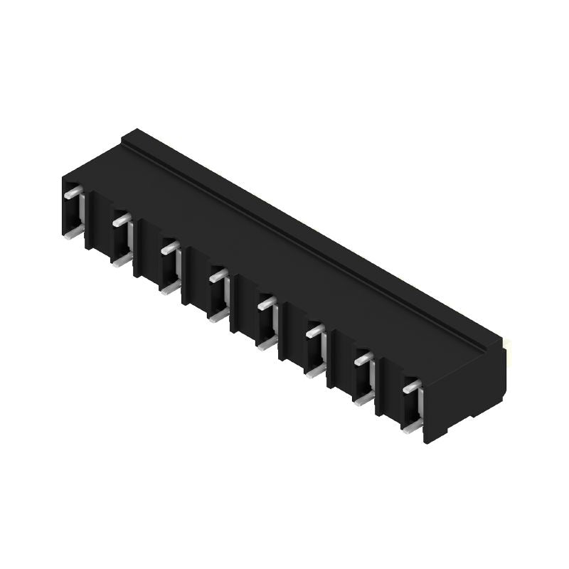 1870340000 - 7.50mm PCB Terminal with 180° Angle, 8 Poles, Black  (Pack of 9)