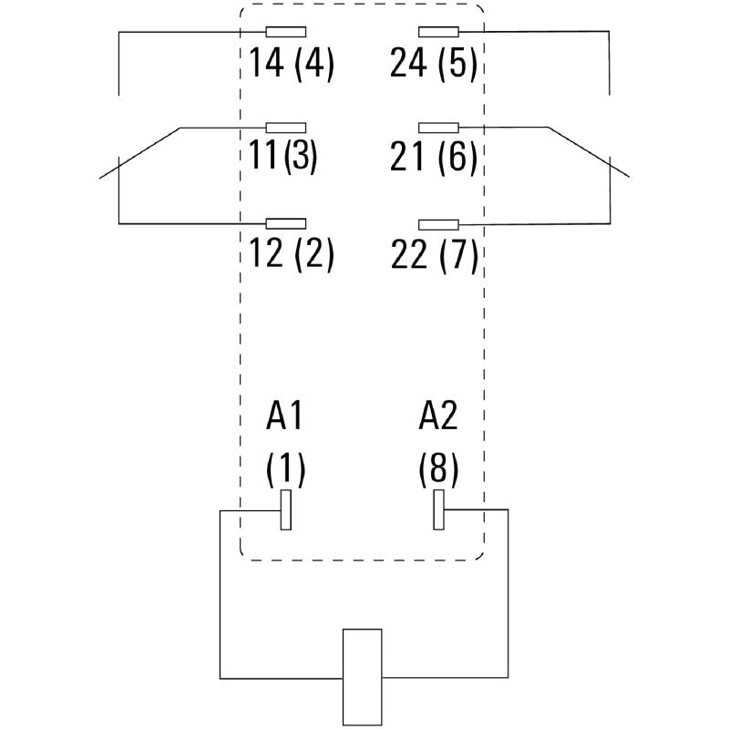 7760056326 - 115V D-SERIES DRI Relay with Dual CO Contacts  (Pack of 20)