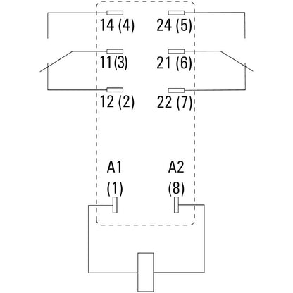 7760056326 - 115V D-SERIES DRI Relay with Dual CO Contacts  (Pack of 20)