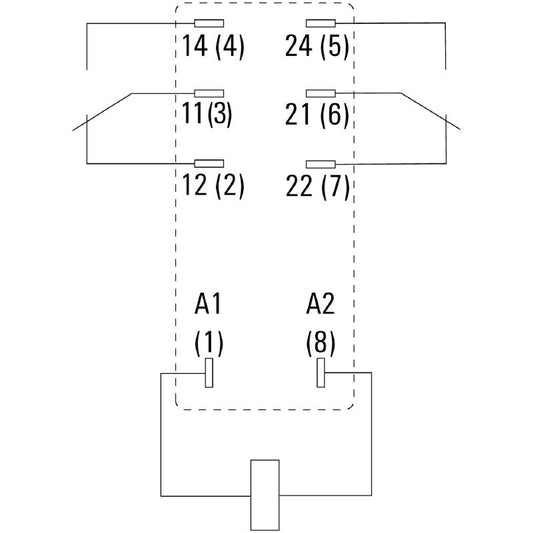 7760056326 - 115V D-SERIES DRI Relay with Dual CO Contacts  (Pack of 20)