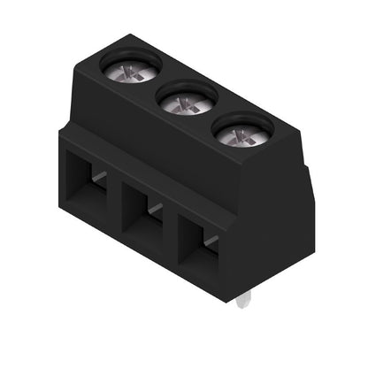 1810860000 - 5.08mm Black Circuit Board Terminal with 3 Poles  (Pack of 100)