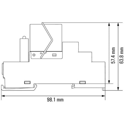 1218390000 - 24VDC Relay Module with Positively Driven Contacts  (Pack of 10)