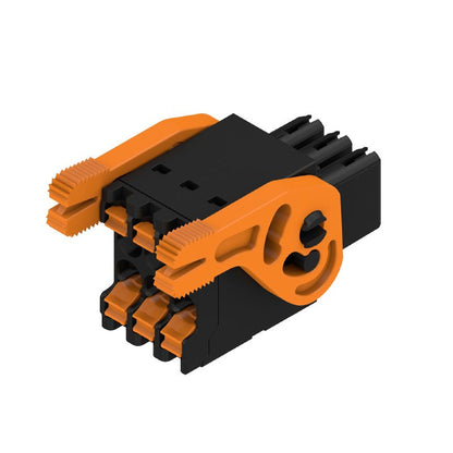 1375720000 - 3.5mm 6-Pole Female Connector with 180° Push-In Design  (Pack of 85)