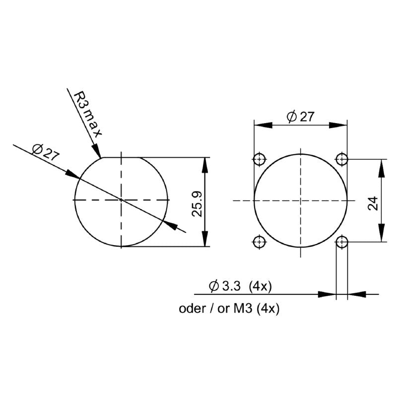 1012370000 - Durable RJ45 Coupling for IP67, Cat.6A, -40°C to 70°C  (Pack of 10)