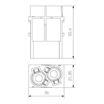 1429060000 - HDC MHP 100 MC Power Module, 100A, 1000V, UL Certified