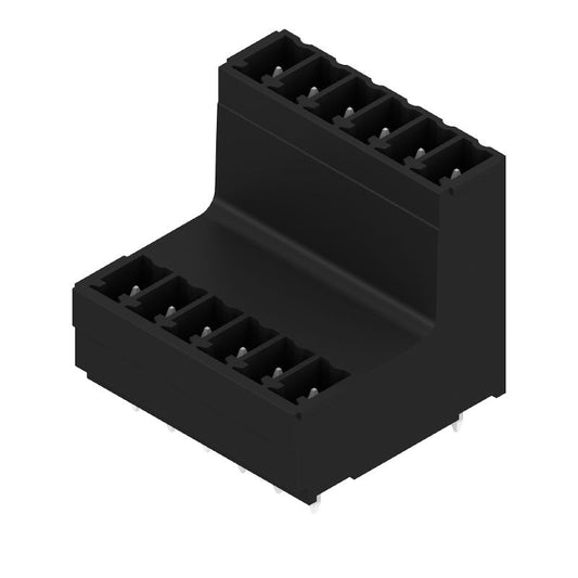 1035520000 - 12-Pole 3.81mm Black PCB Connector for THT/THR Soldering  (Pack of 50)