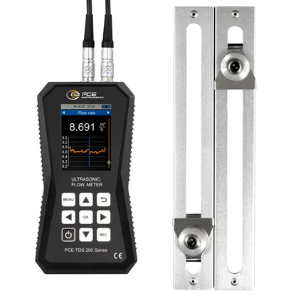 PCE-TDS 200 MR - Ultrasonic Flow Meter ±1.5% Accuracy and 32GB Memory
