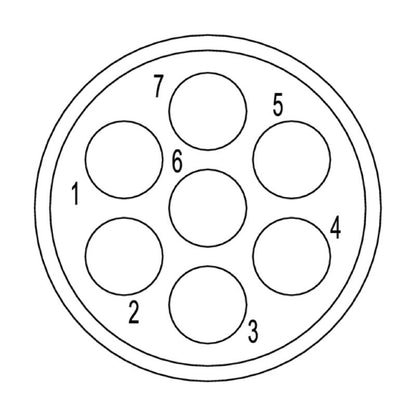 1170040000 - M23 Connector, 20A, Crimp, RoHS Compliant