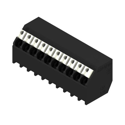 1885260000 - Black 3.50mm PCB Terminal, 10 Poles, 135° Angle  (Pack of 15)