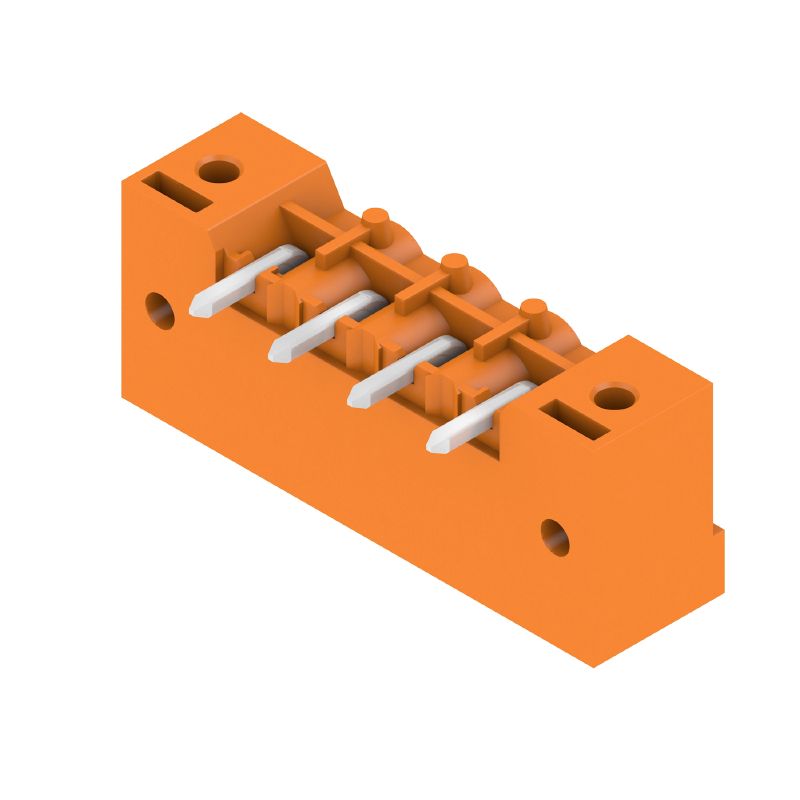 1148680000 - 5.08mm 4-Pole PCB Connector, 90° Flange, THT Solder  (Pack of 60)