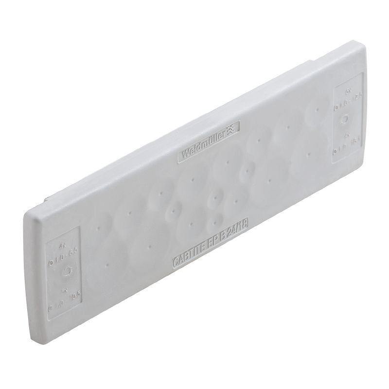 2743660000 - TPE Cable Entry Plate 44mm x 142mm, Grey, IP54  (Pack of 10)