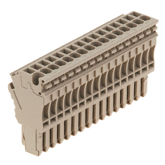 1815340000 - Dark Beige Z-Series Plug-In Connector for Direct Mounting  (Pack of 10)