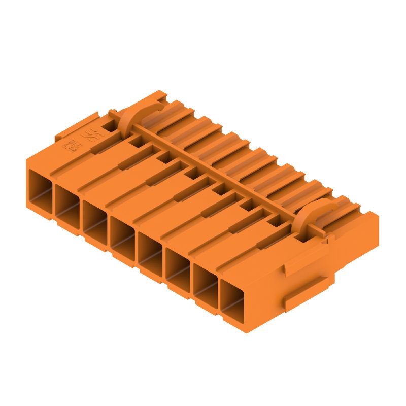 1649430000 - 5.08mm Female PCB Connector, 8-Pole Crimp, 180° Angle  (Pack of 50)