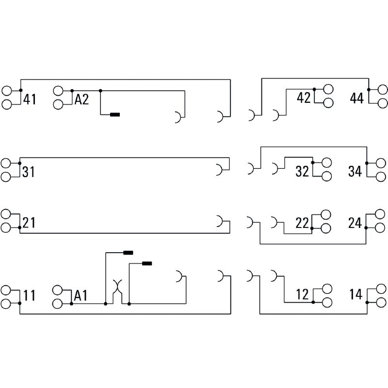 7760056227 - 10A Relay Socket with 4 CO Contacts, RoHS Compliant  (Pack of 10)