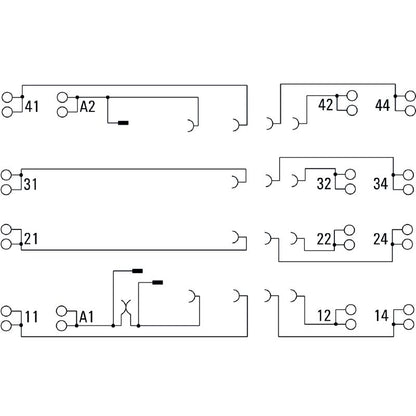 7760056227 - 10A Relay Socket with 4 CO Contacts, RoHS Compliant  (Pack of 10)