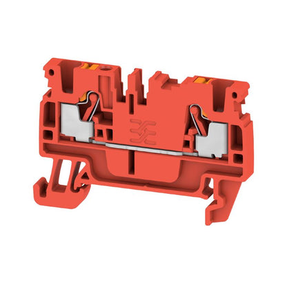 1521900000 - Red 2.5 mm² Push-In Feed-Through Terminal, 800 V, 24 A  (Pack of 100)