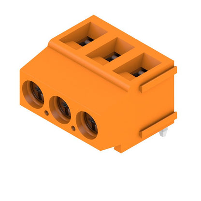 1715340000 - Orange PCB Terminal 3-Pole, 5mm Pitch, 3.5mm Pins  (Pack of 500)