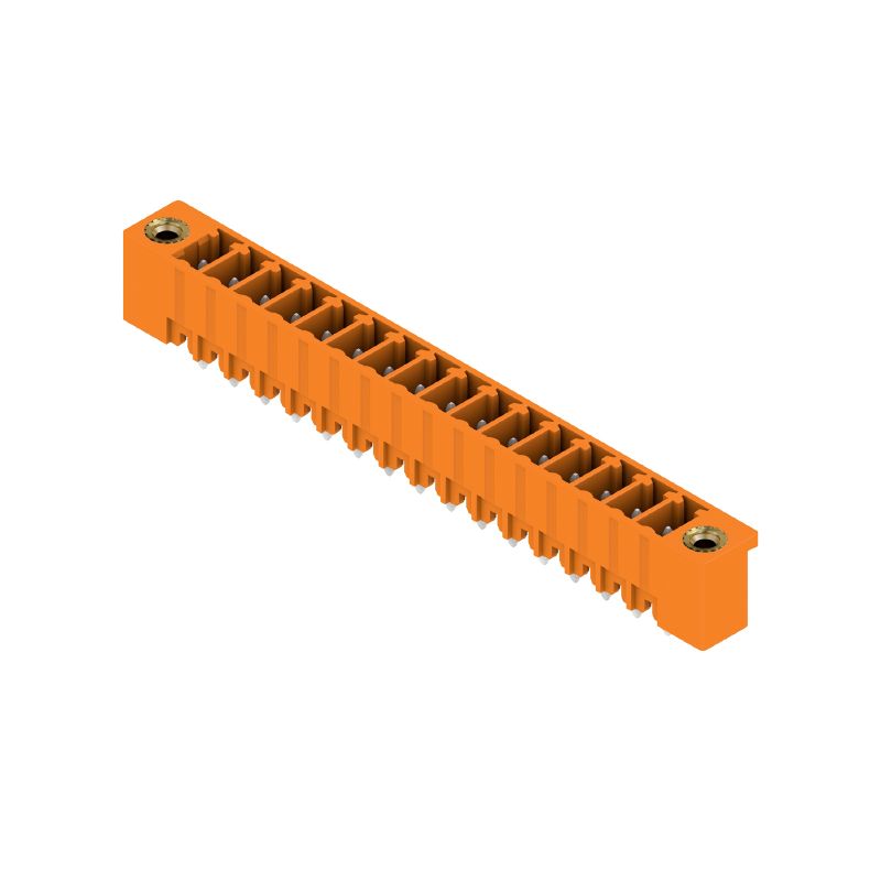 1943320000 - 3.81mm Male PCB Connector, 16 Poles, Orange Finish  (Pack of 24)