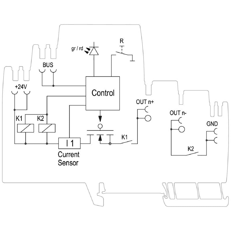 2082440000 - 24V DC Electronic Load Monitor with Adjustable Current