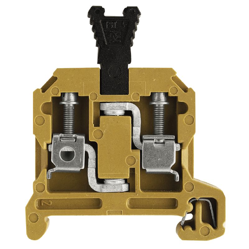 0357520000 - Yellow Test-Disconnect Terminal, 4 mm², 25 A, 400 V  (Pack of 100)
