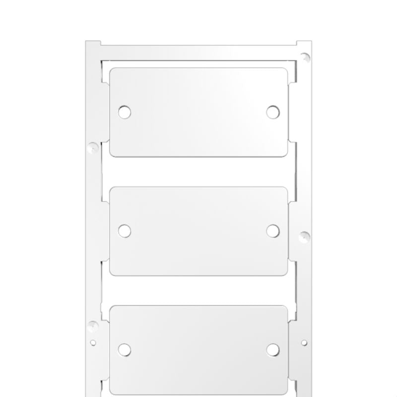 1083150000 - 30x60mm White Polyamide Clip Card Markers, RoHS Compliant  (Pack of 30)
