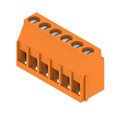 2634910000 - 5.08mm Orange PCB Terminal with 6 Poles, 90° Connector  (Pack of 54)