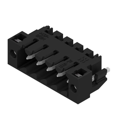 1804730000 - 5-Pole 3.50mm Male PCB Connector, 180° Angle, Black Finish  (Pack of 72)